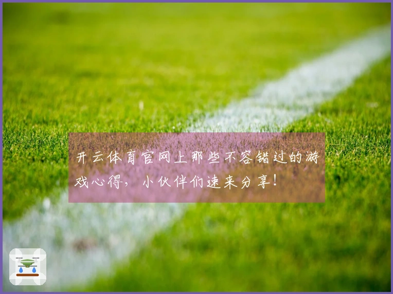 开云体育官网上那些不容错过的游戏心得，小伙伴们速来分享！